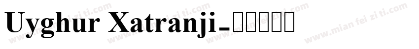 Uyghur Xatranji字体转换